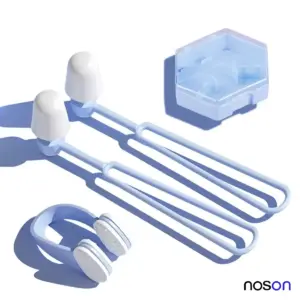 noson® Nasenclip & Ohrstöpsel-Set für Schwimmen und Atemtraining - noson® Nasenclip und Ohrstöpsel Set mit Aufbewahrungsbox